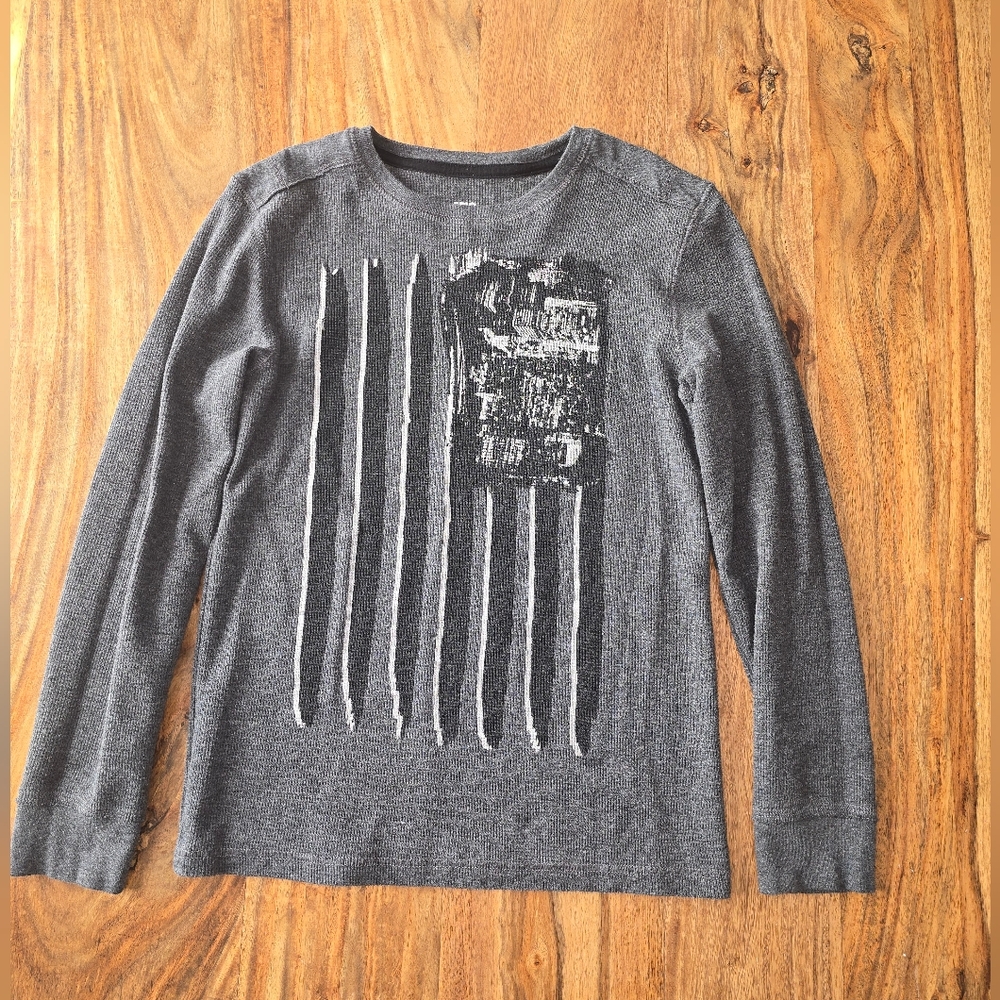Epic Threads Charcoa Thermall Long Sleeve Tee